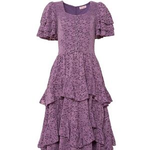 Ivy City Co Solana Dress in Purple 2X